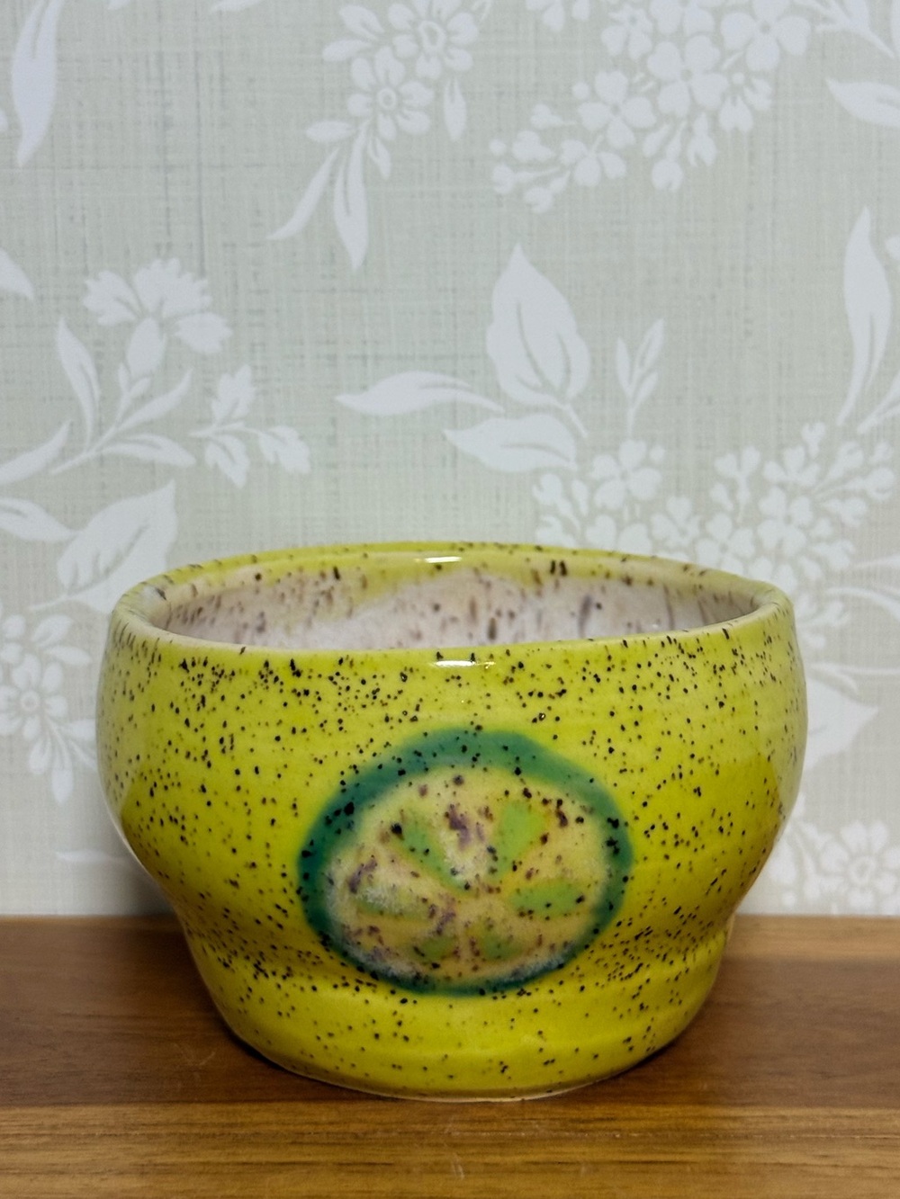 Studio Art Pottery Lime Bowl, Handmade & Glazed Small Trinket Bowl